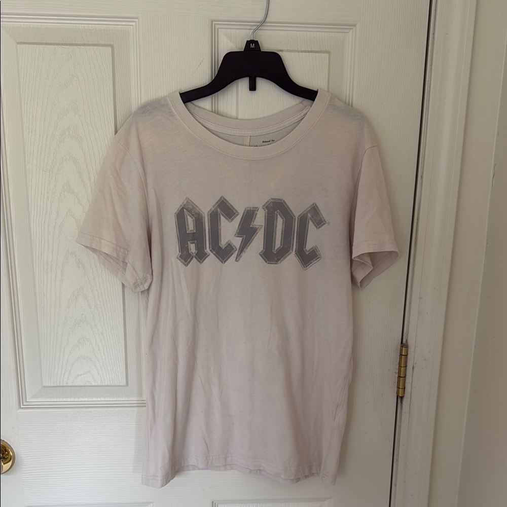 Abercrombie & Fitch Soft Tee in Light Cream